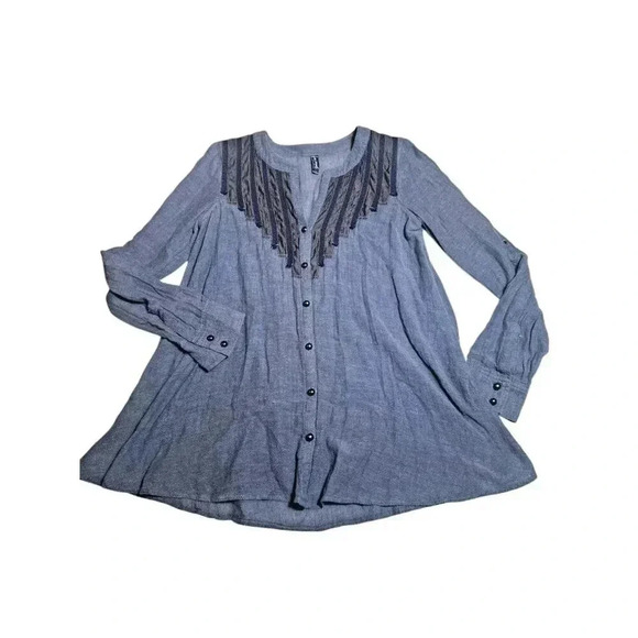 We The Free Button Down Tunic Size Small - Picture 5 of 13